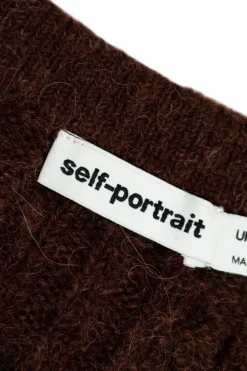 Self-Portrait Kids BROWN Dress with pockets