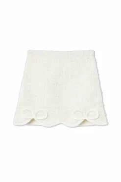 Self-Portrait Kids cream Skirt