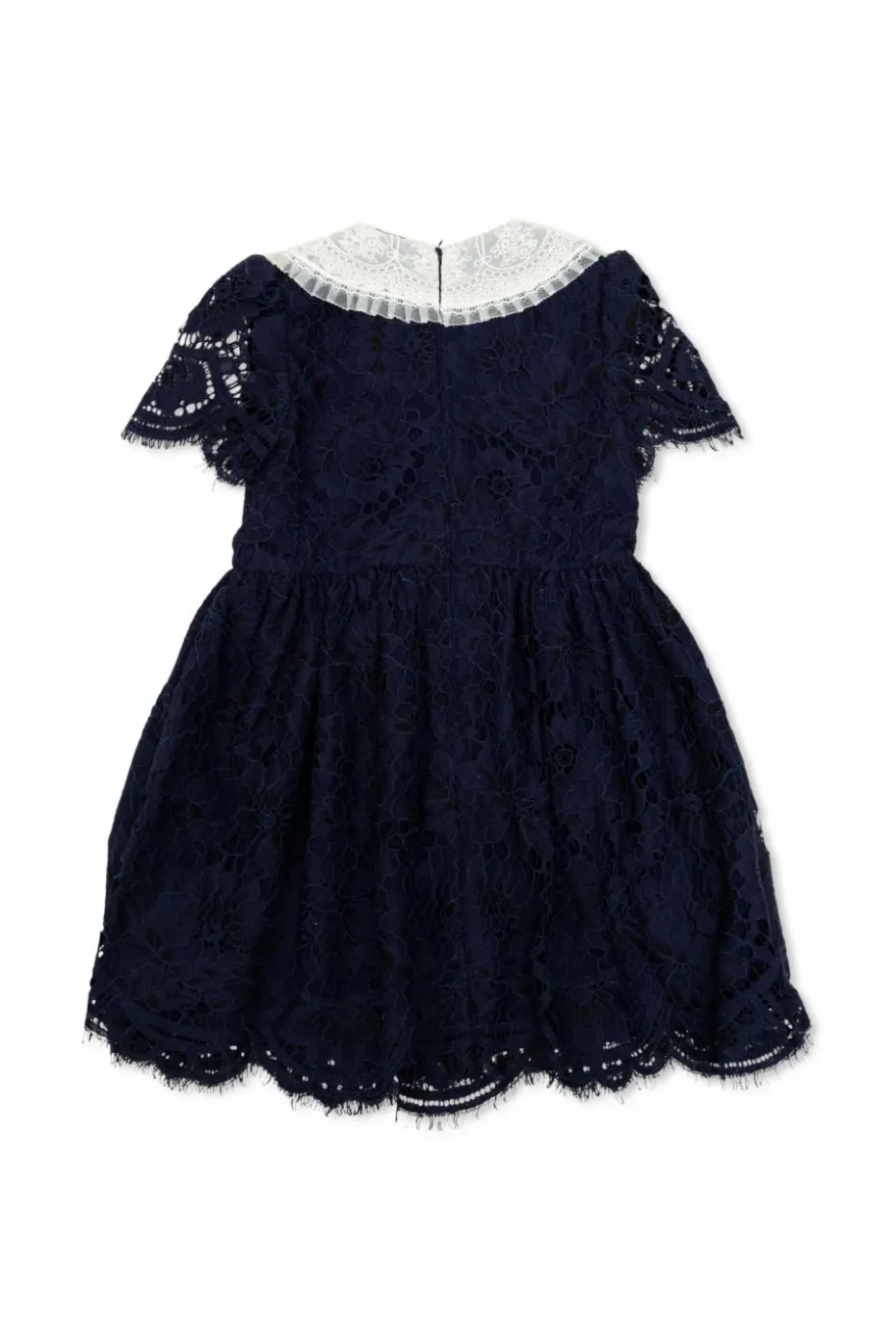 Self-Portrait Kids NAVY BLUE Lace dress