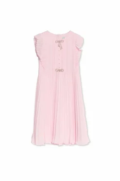 Self-Portrait Kids PINK Dress with Ruffles