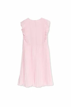 Self-Portrait Kids PINK Dress with Ruffles