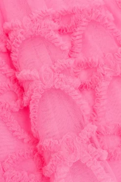 Self-Portrait Kids PINK Dress with a bow