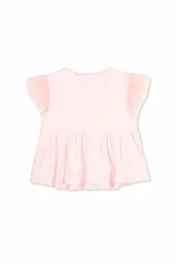 Self-Portrait Kids PINK Dress with butterfly motif