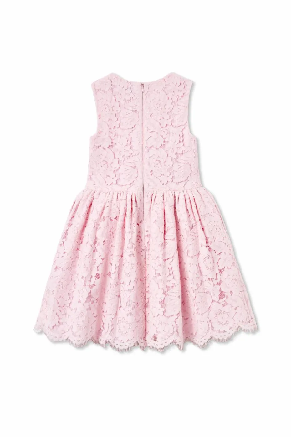 Self-Portrait Kids PINK Dress with openwork trim