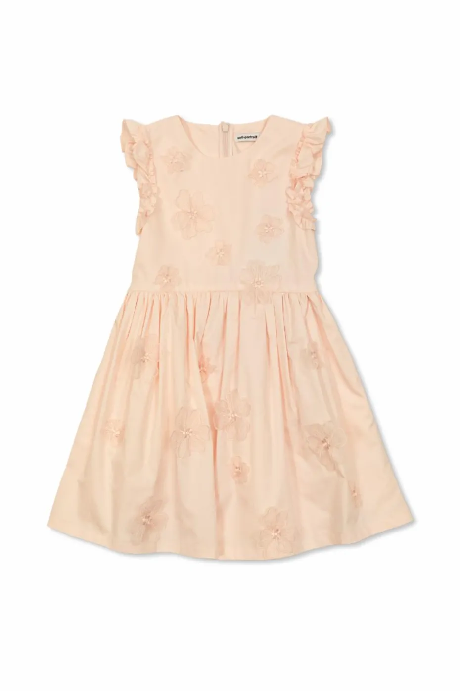Self-Portrait Kids PINK Dress with floral motif