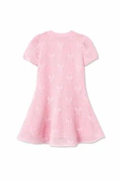 Self-Portrait Kids PINK Knit dress