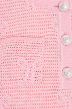 Self-Portrait Kids PINK Knit dress