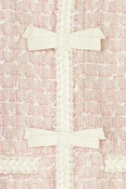 Self-Portrait Kids PINK Tweed Jacket