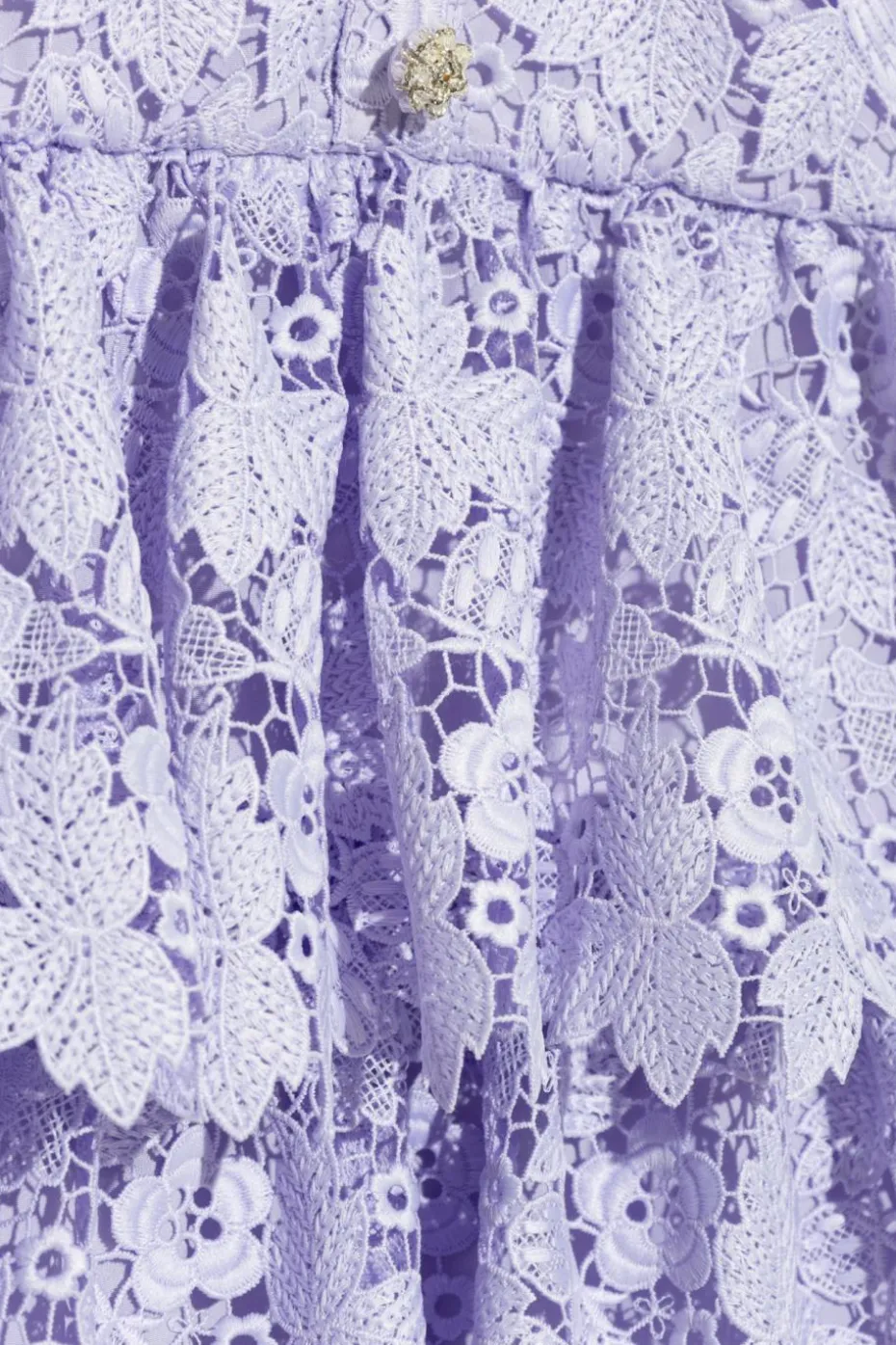 Self-Portrait Kids PURPLE Lace dress
