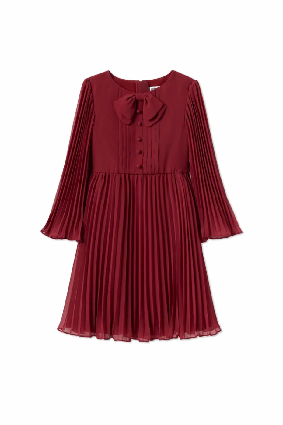 Self-Portrait Kids RED Pleated dress