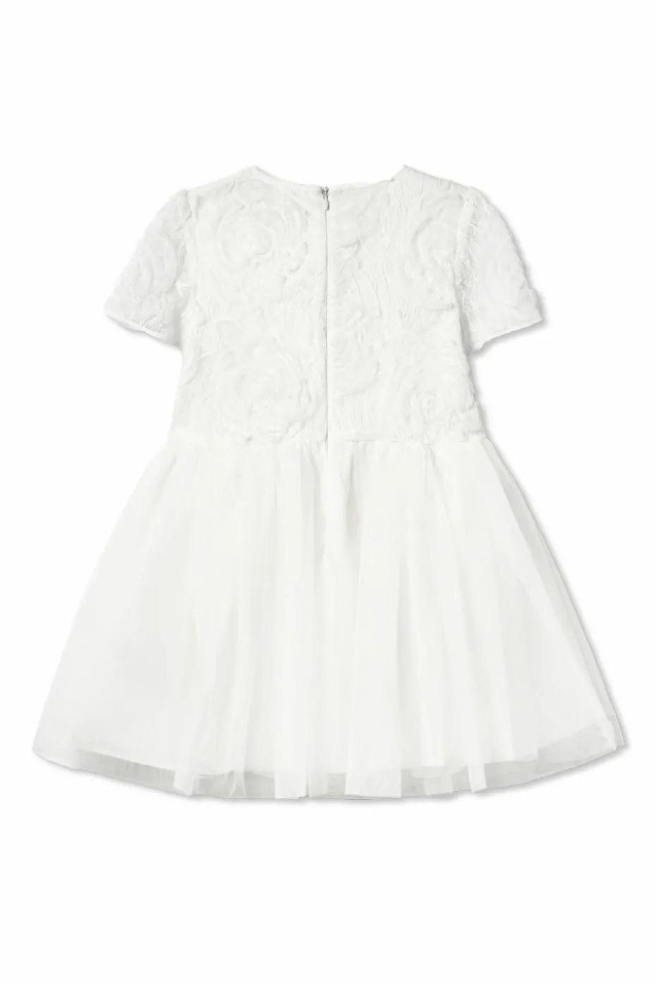 Self-Portrait Kids WHITE Dress with a bow
