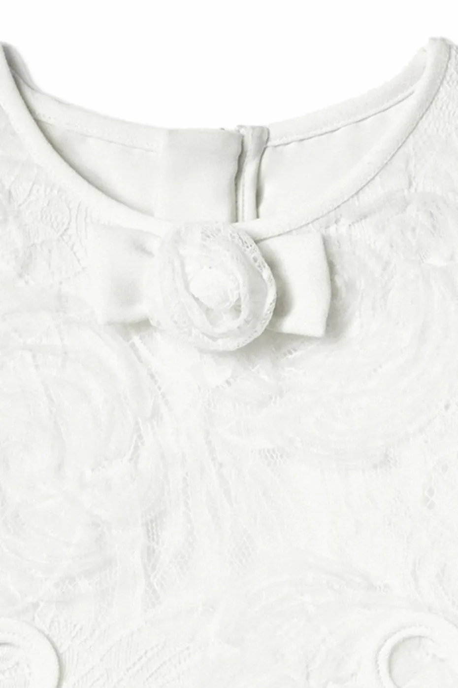 Self-Portrait Kids WHITE Dress with a bow