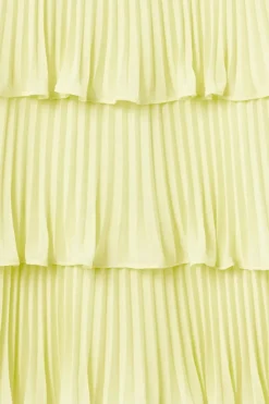 Self-Portrait Kids YELLOW Dress with decorative trim