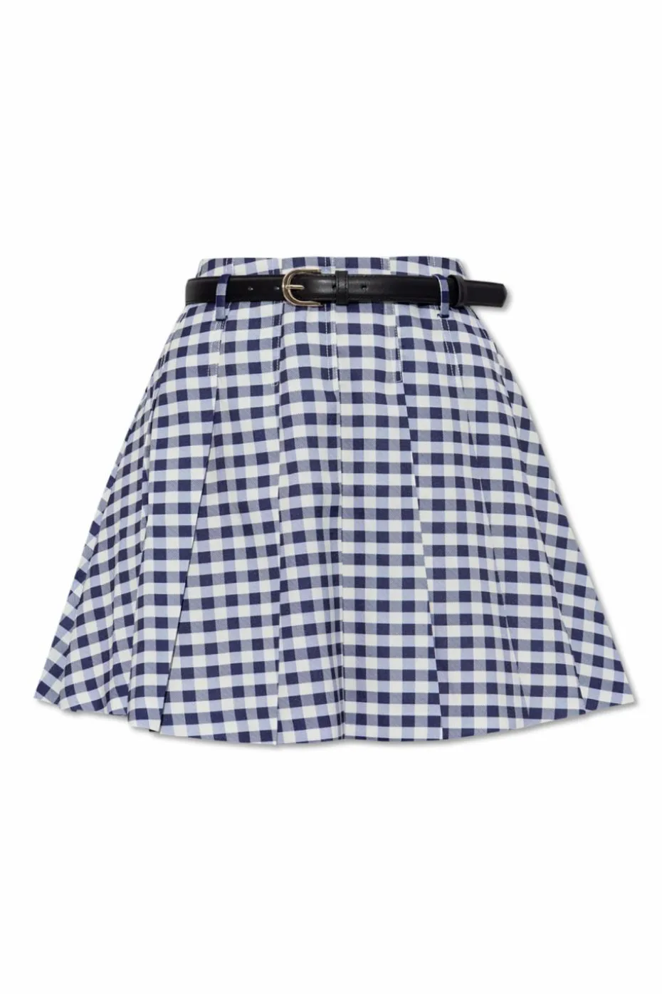 Self-Portrait NAVY BLUE Pleated skirt