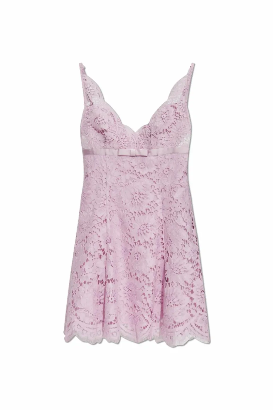 Self-Portrait PINK Lace dress with spaghetti straps