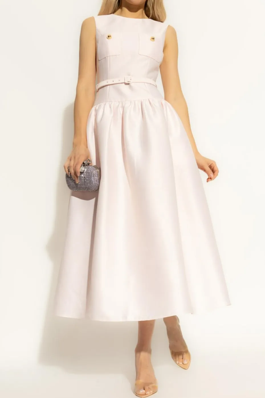 Self-Portrait PINK Sleeveless dress