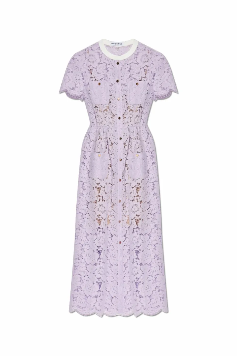 Self-Portrait PURPLE Lace dress