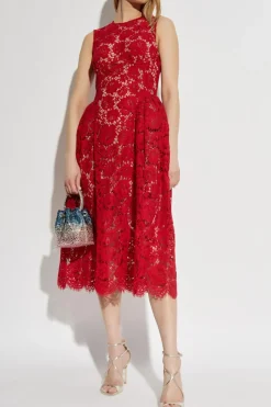 Self-Portrait RED Lace dress