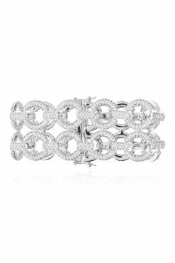 Self-Portrait SILVER Shimmering bracelet