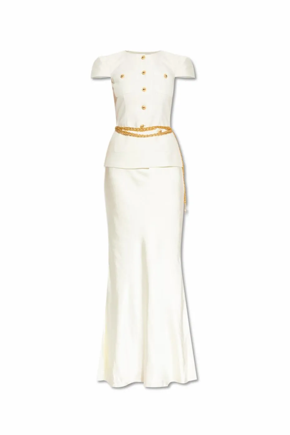 Self-Portrait WHITE Dress with belt