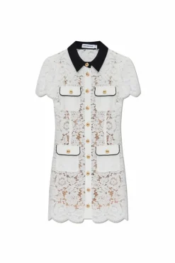 Self-Portrait WHITE Lace dress with pockets