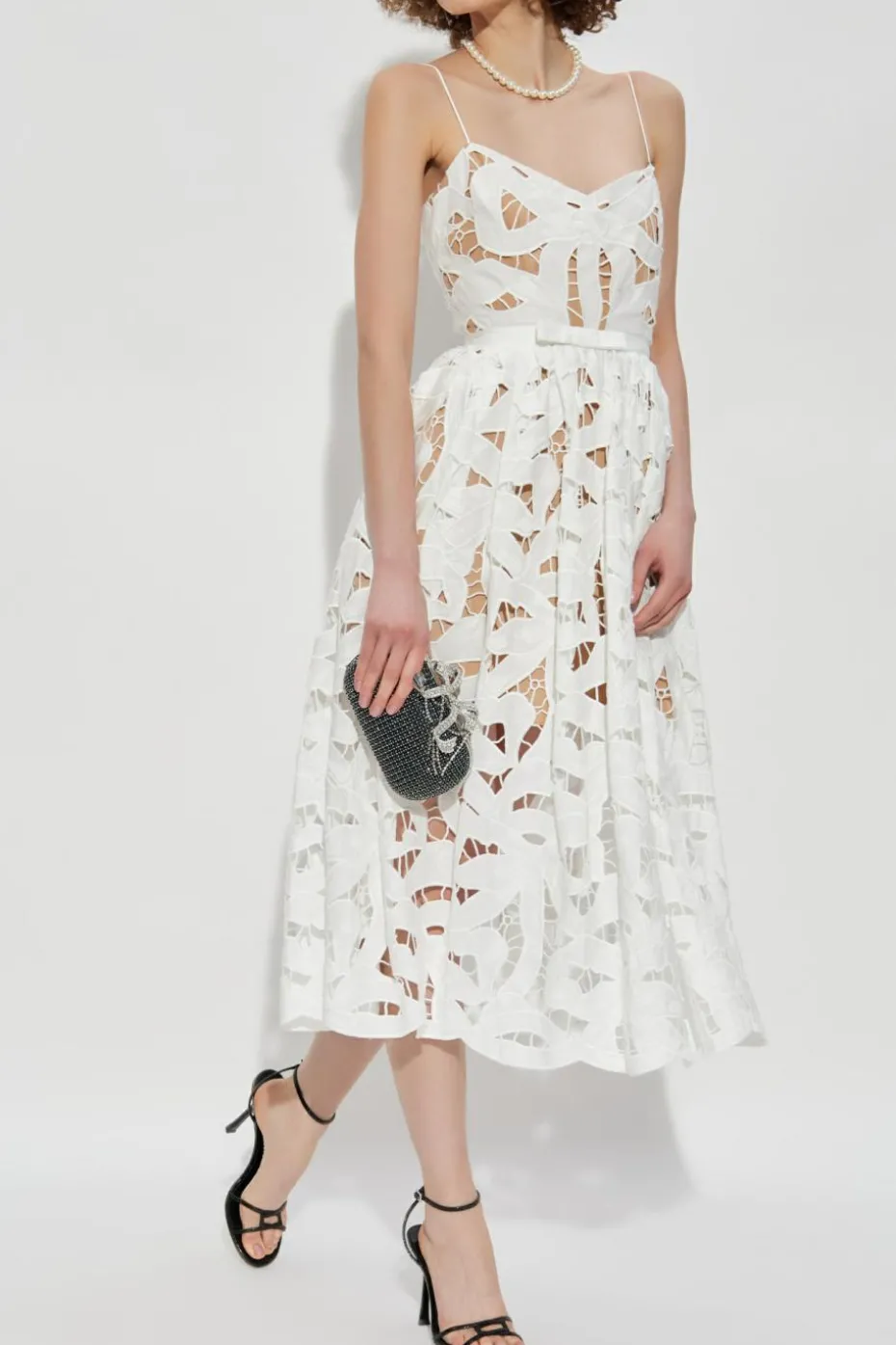 Self-Portrait WHITE Strappy dress