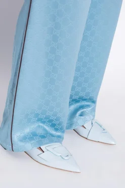 Sophia Webster light blue Slides Blair