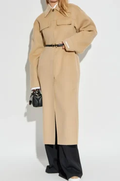 Sportmax beige Coat "Olio"