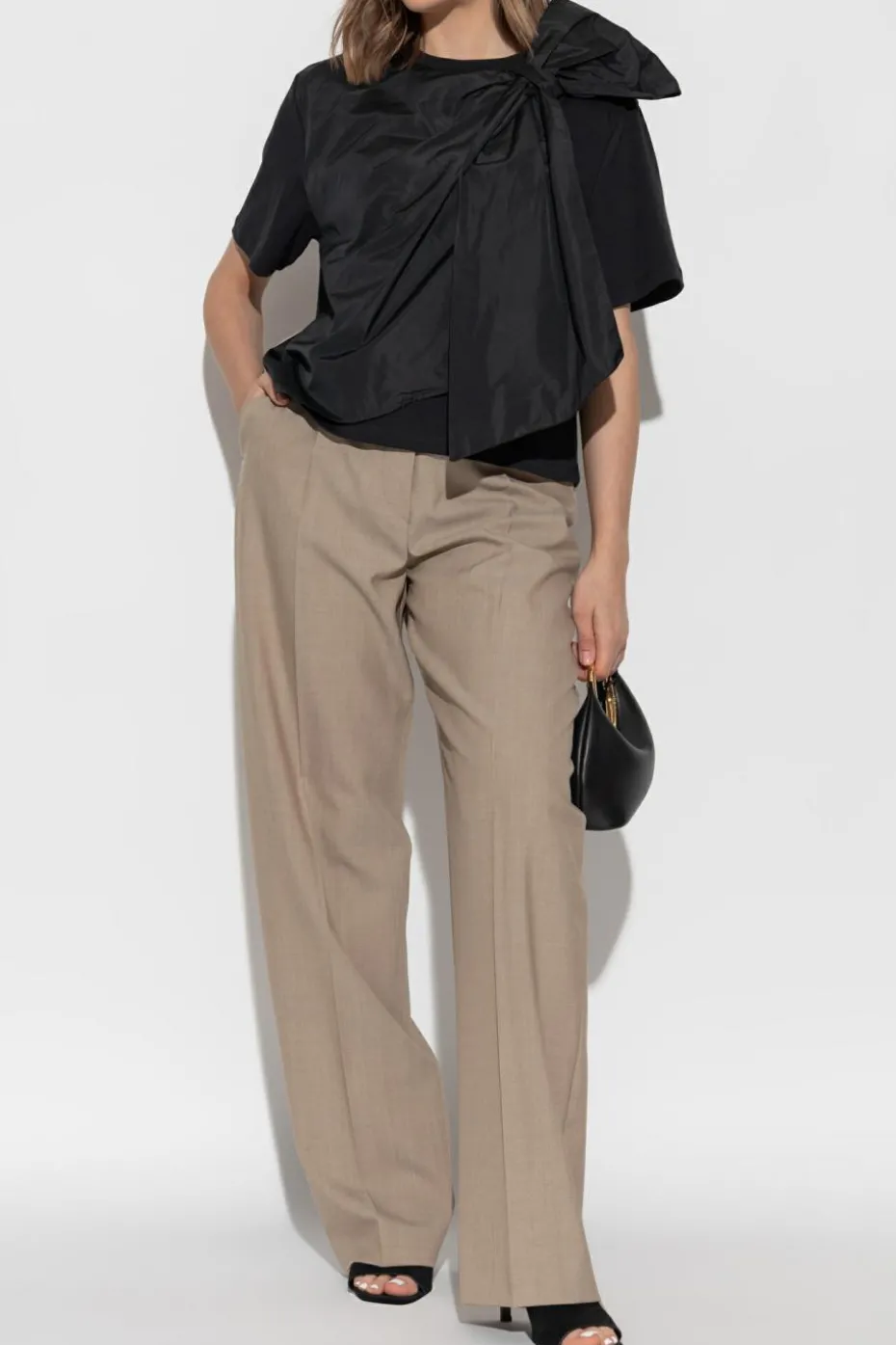 Sportmax beige Wool trousers `Salvo`