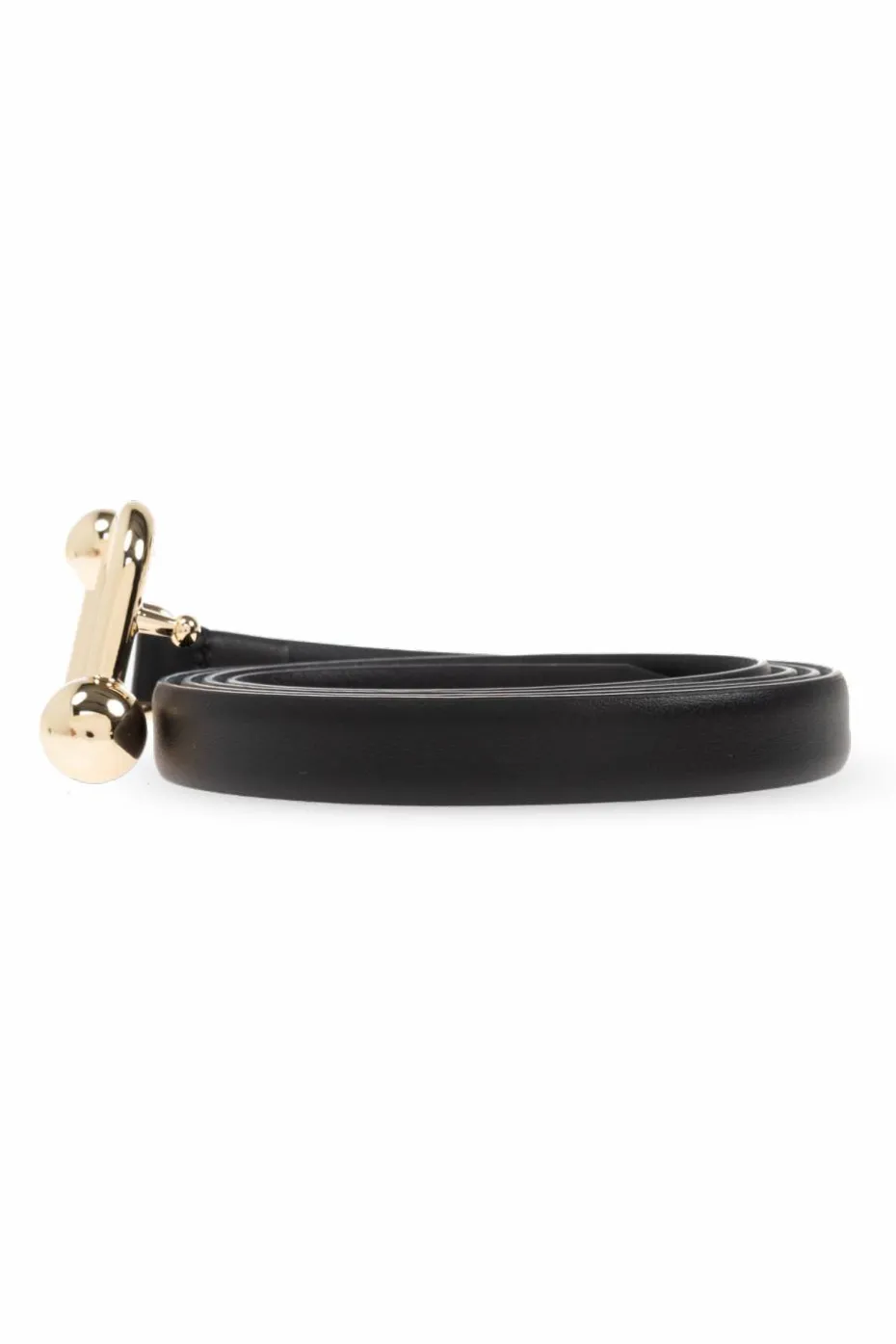 Sportmax BLACK Leather belt "Pool"
