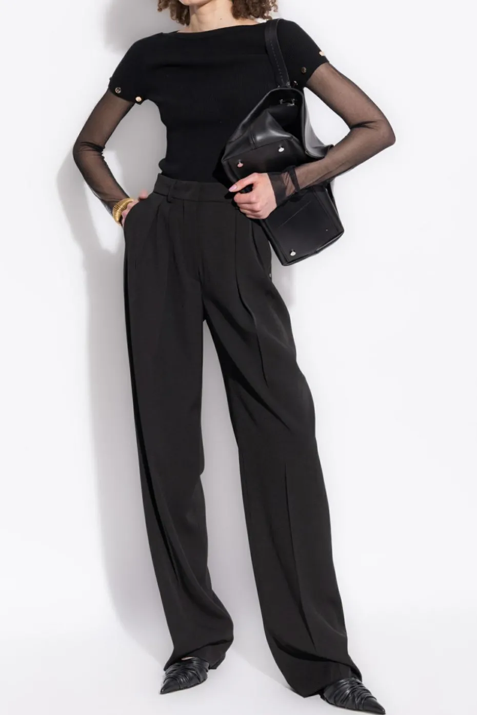 Sportmax BLACK Pants Hello