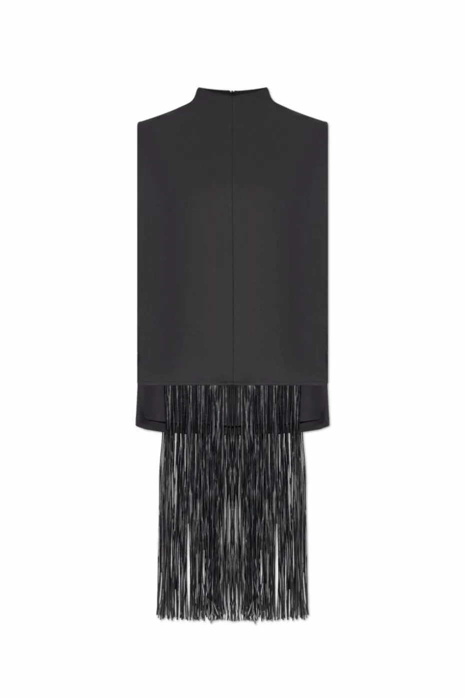 Sportmax BLACK "Soraia" top with fringes