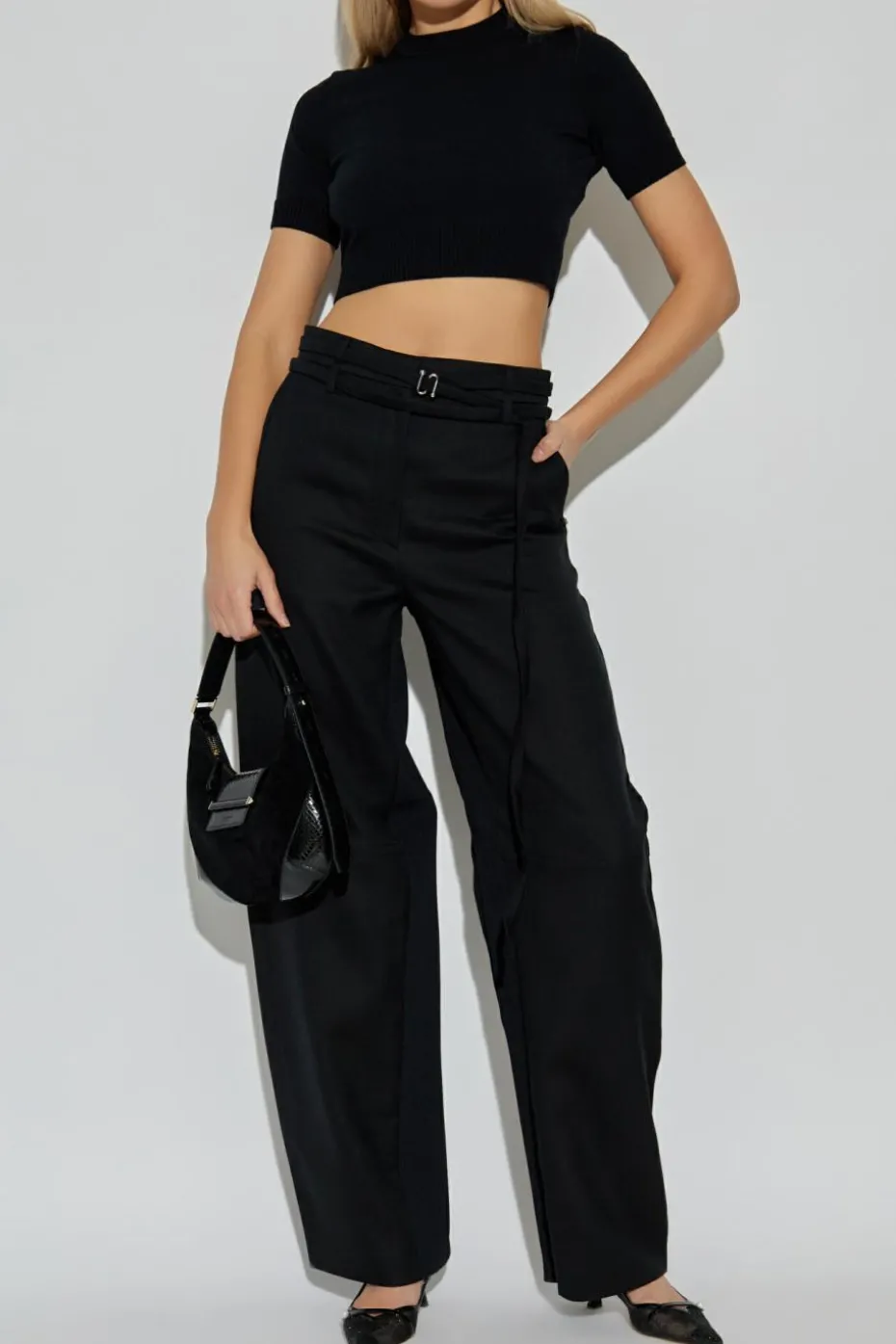 Sportmax BLACK Top "Bettina"