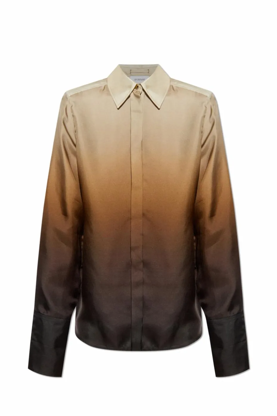 Sportmax BROWN Silk shirt ‘Ago’