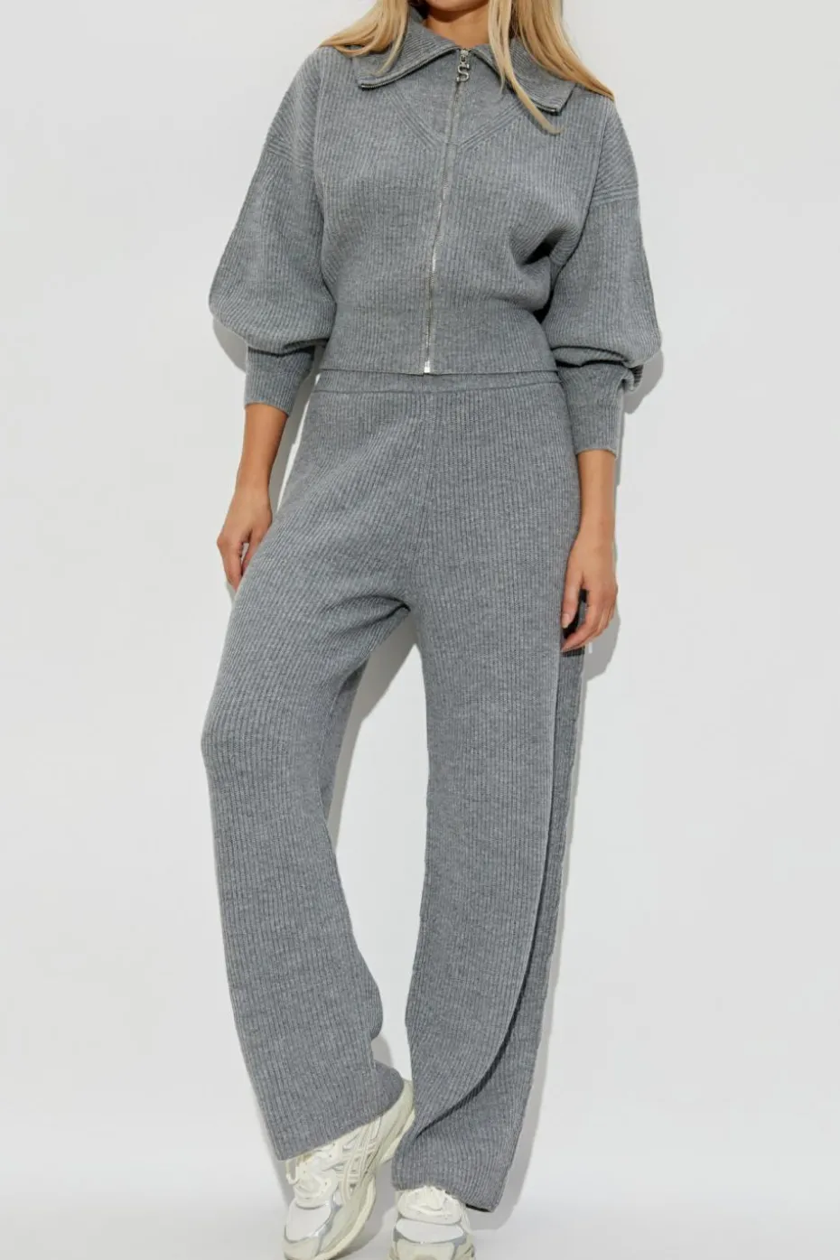 Sportmax GREY Wool Cardigan "Calipso"