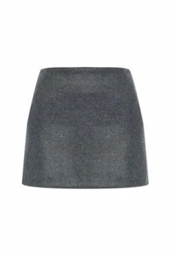 Sportmax GREY Wool skirt āPoggioā