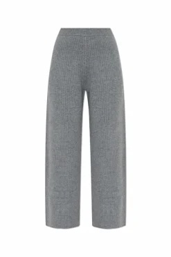 Sportmax GREY Wool trousers "Sella"
