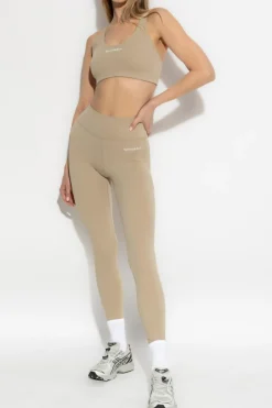 Sporty & Rich beige Leggings from the Core collection