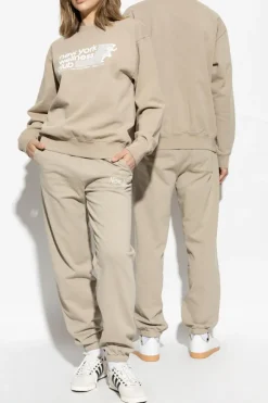 Sporty & Rich beige Sweatpants "NY 94"