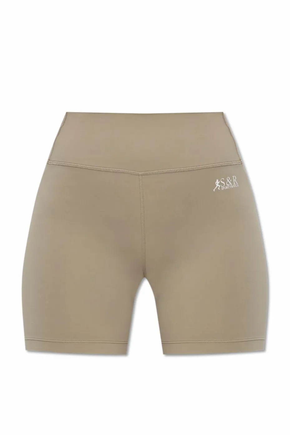 Sporty & Rich beige Training shorts `SR Runner Biker`
