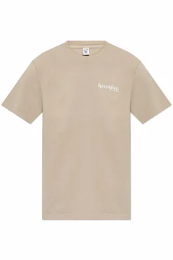 Sporty & Rich beige T-shirt 'HWCNY'