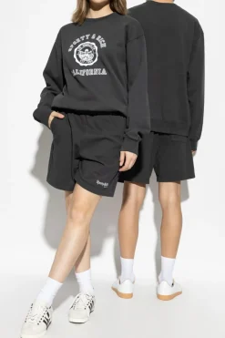 Sporty & Rich BLACK HWCNY shorts