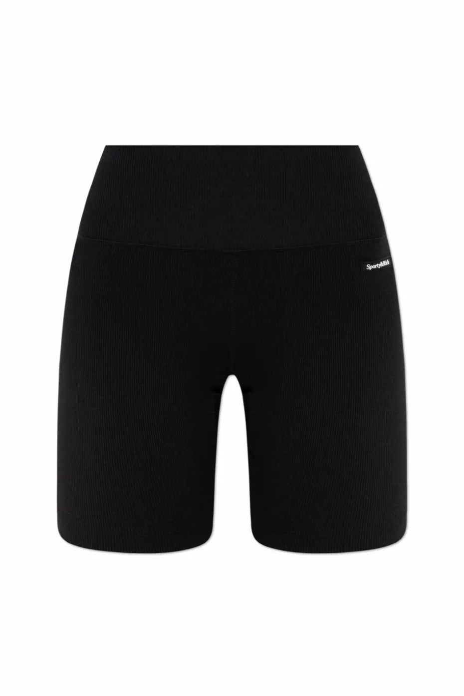 Sporty & Rich BLACK Logo Shorts