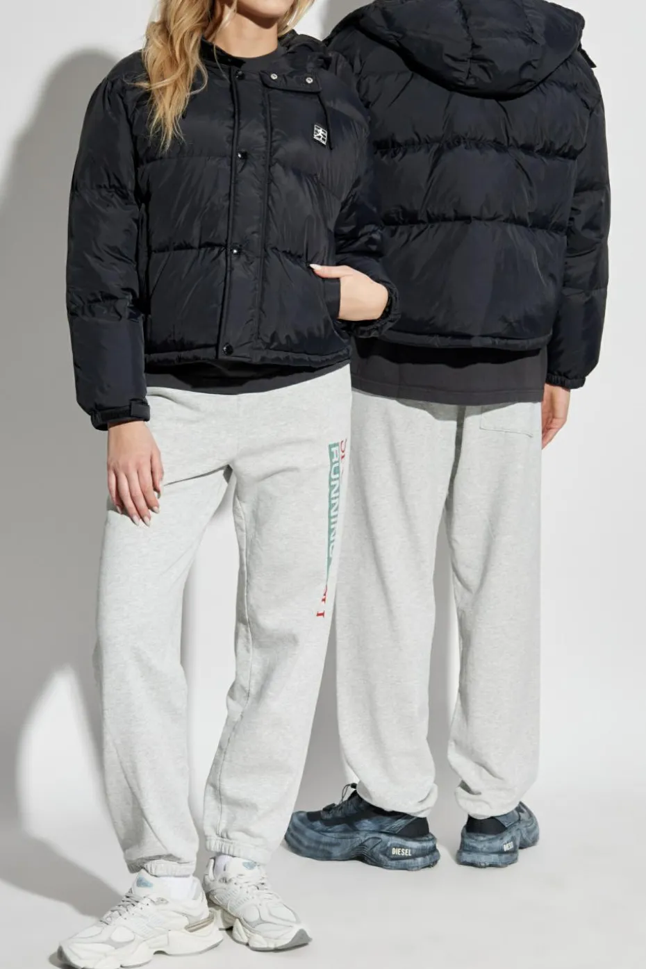 Sporty & Rich BLACK Padded Jacket