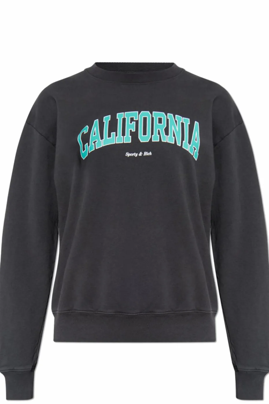 Sporty & Rich BLACK Sweatshirt from the The Mountain collection