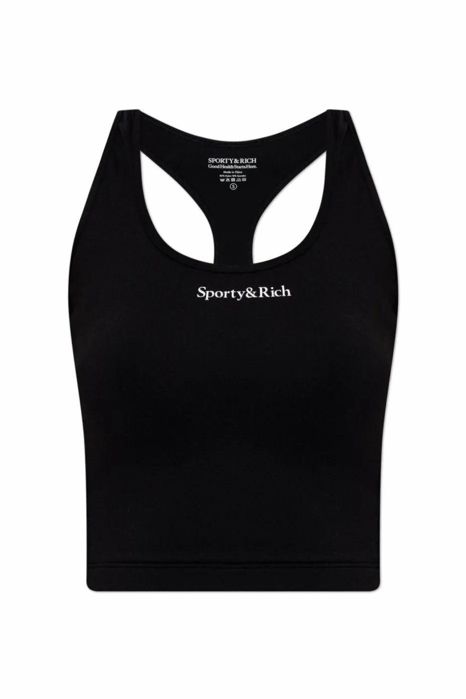 Sporty & Rich BLACK Top from the Core collection