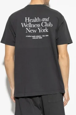 Sporty & Rich BLACK T-shirt 