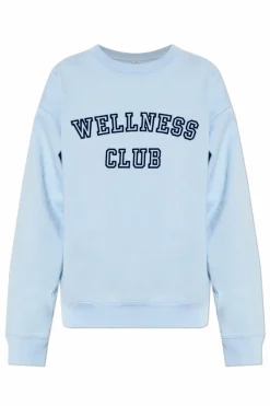 Sporty & Rich BLUE Sweatshirt with logo