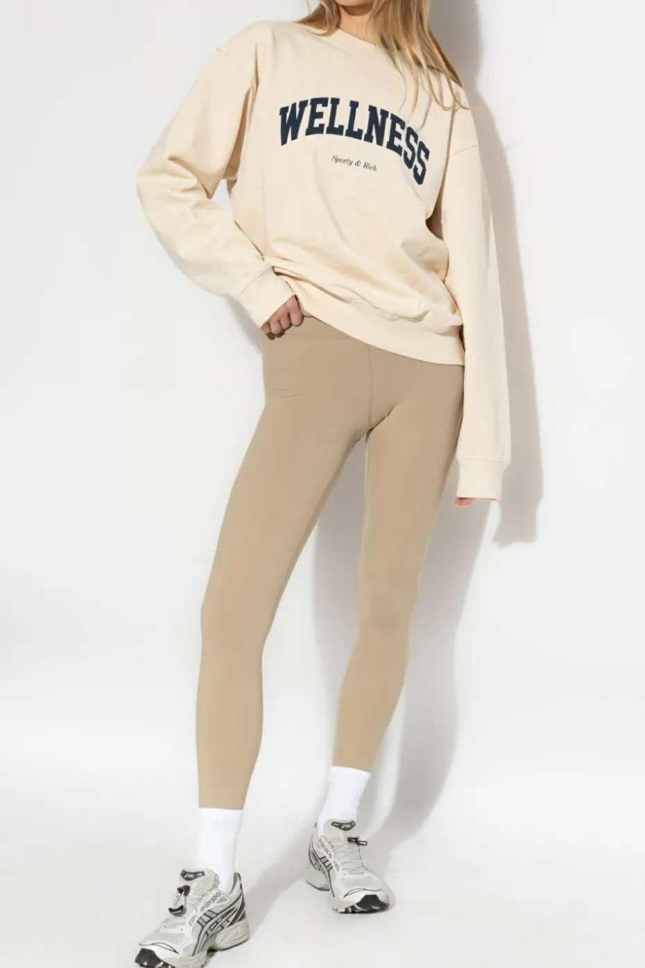Sporty & Rich cream Printed sweatshirt