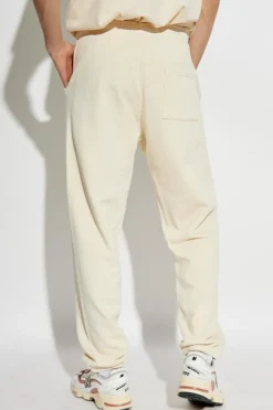 Sporty & Rich cream Sweatpants from the Wall Street collection